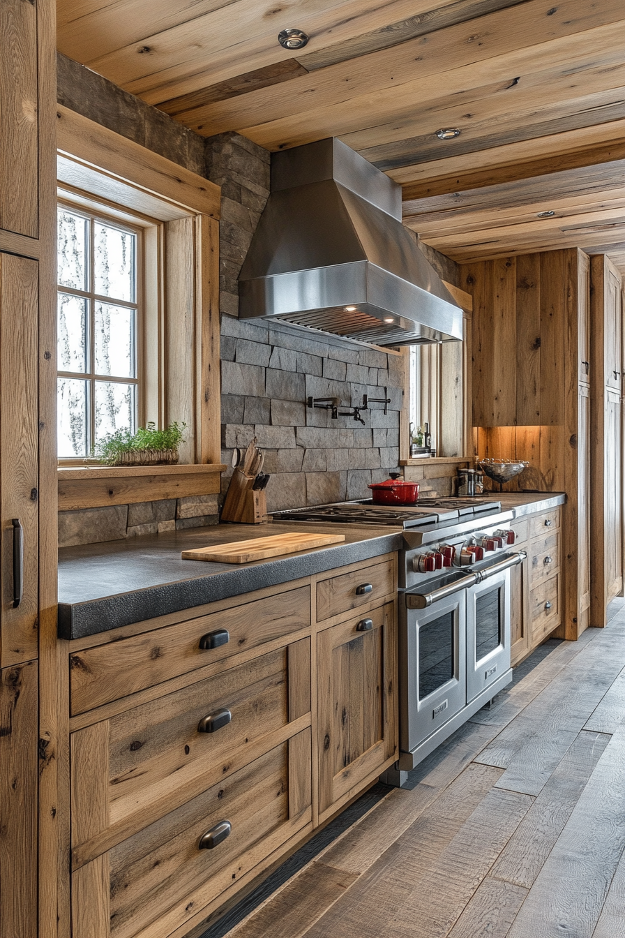 rustic kitchen cabinets