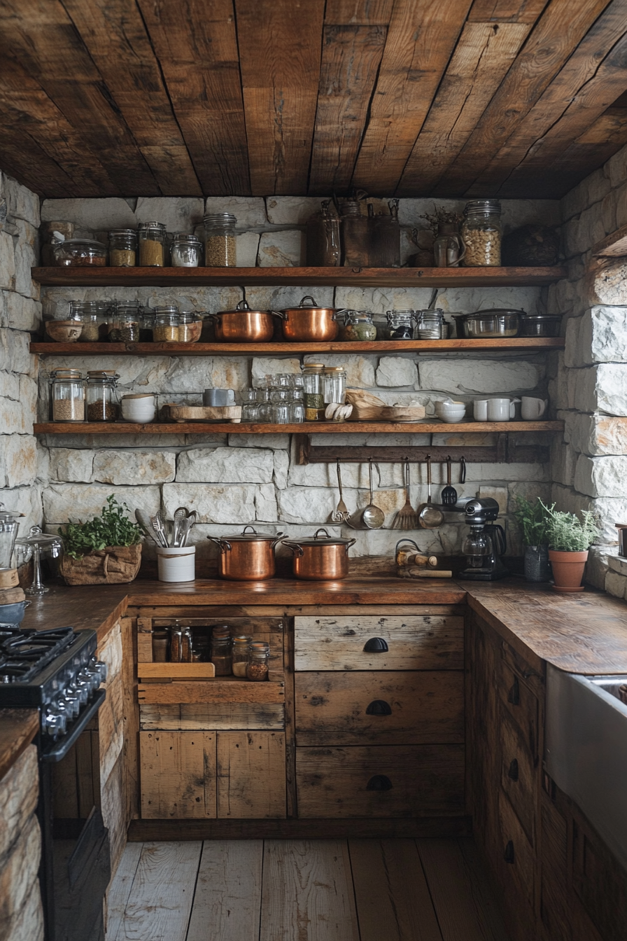 little cabin kitchen