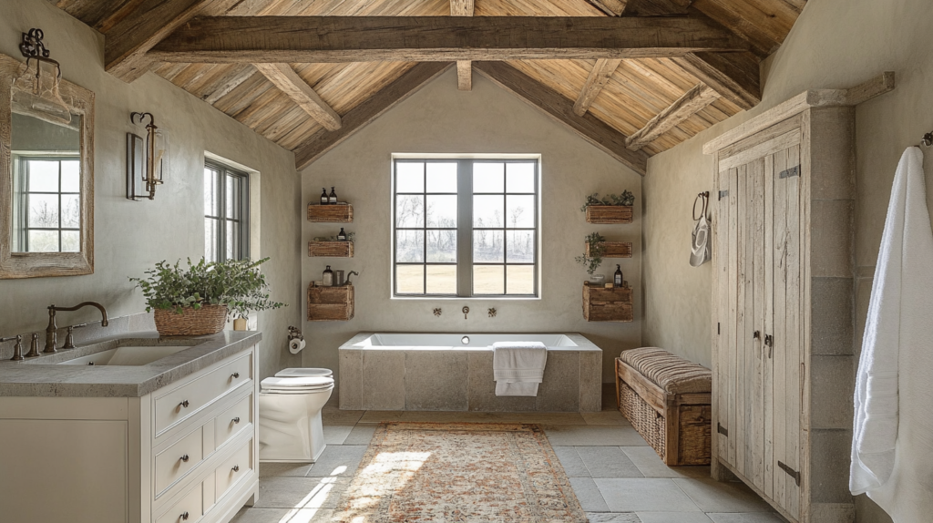 Rustic Wet Room Ideas