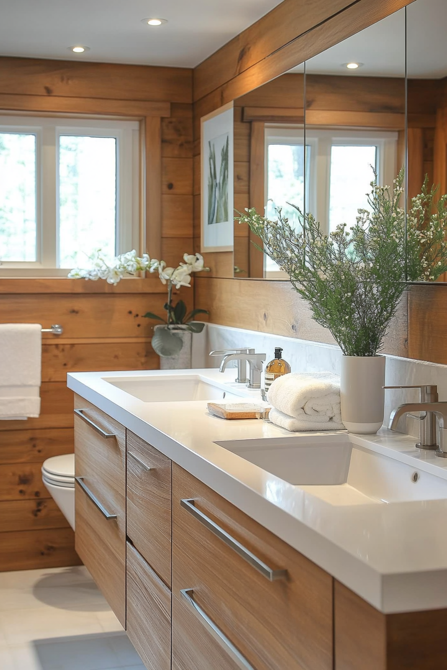 double sink bathroom vanity