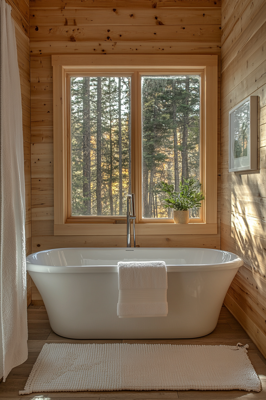 little cabin bathroom