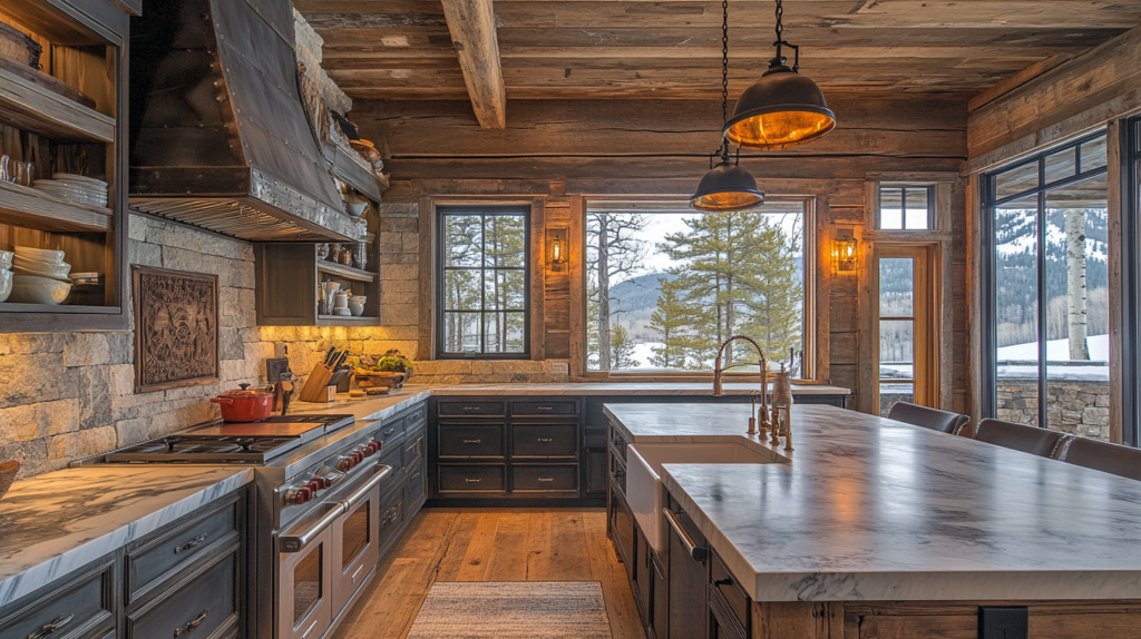 little cabin kitchen